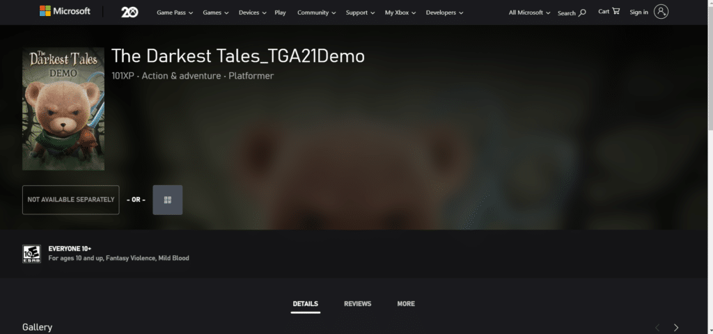 The Darkest Tales TGA21Demo _ Xbox