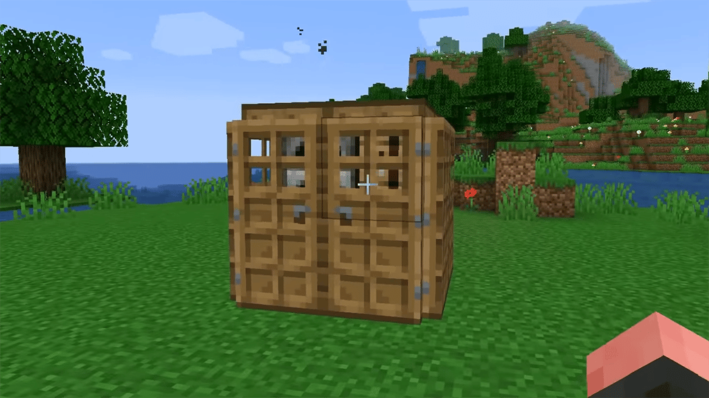 Tiny Door House Compact 2x2 Design for Minecraft 1.17