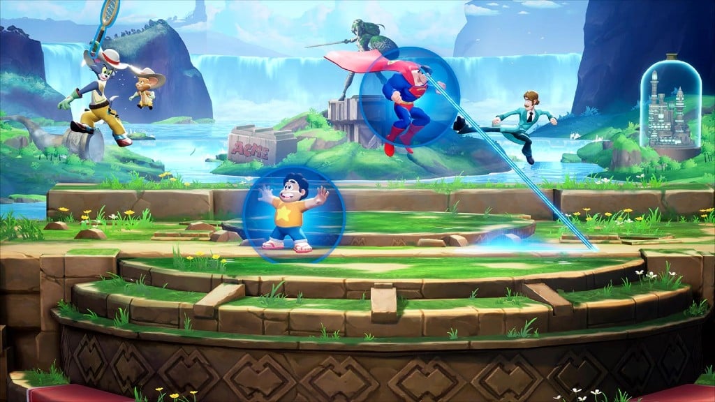 Tom and Jerry, Superman, Shaggy, and Steven Universe fights in MultiVersus