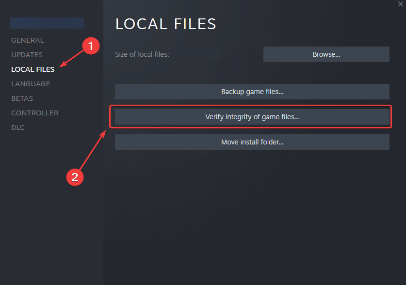 You can verify game files to ensure that the everything is in order, and there aren't any missing or corrupted files