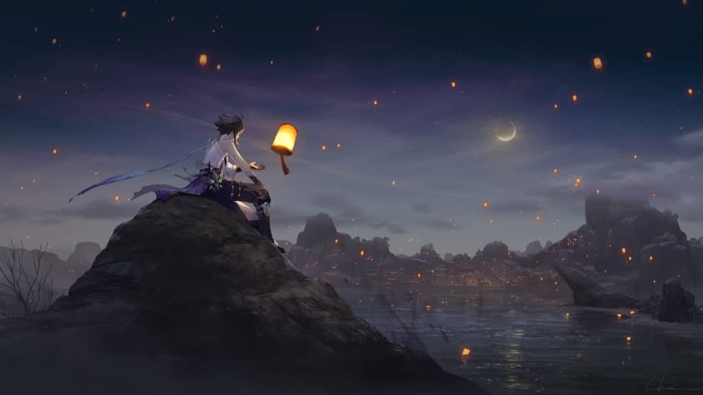 Xiao Under the Night Sky