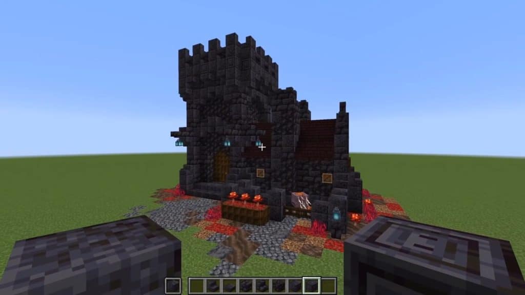 nether builds Minecraft - Blackstone Fortress