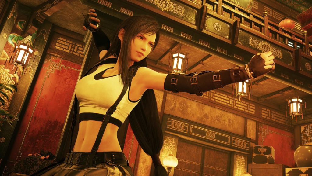 Tifa is one of the main characters in Final Fantasy 7 Remake