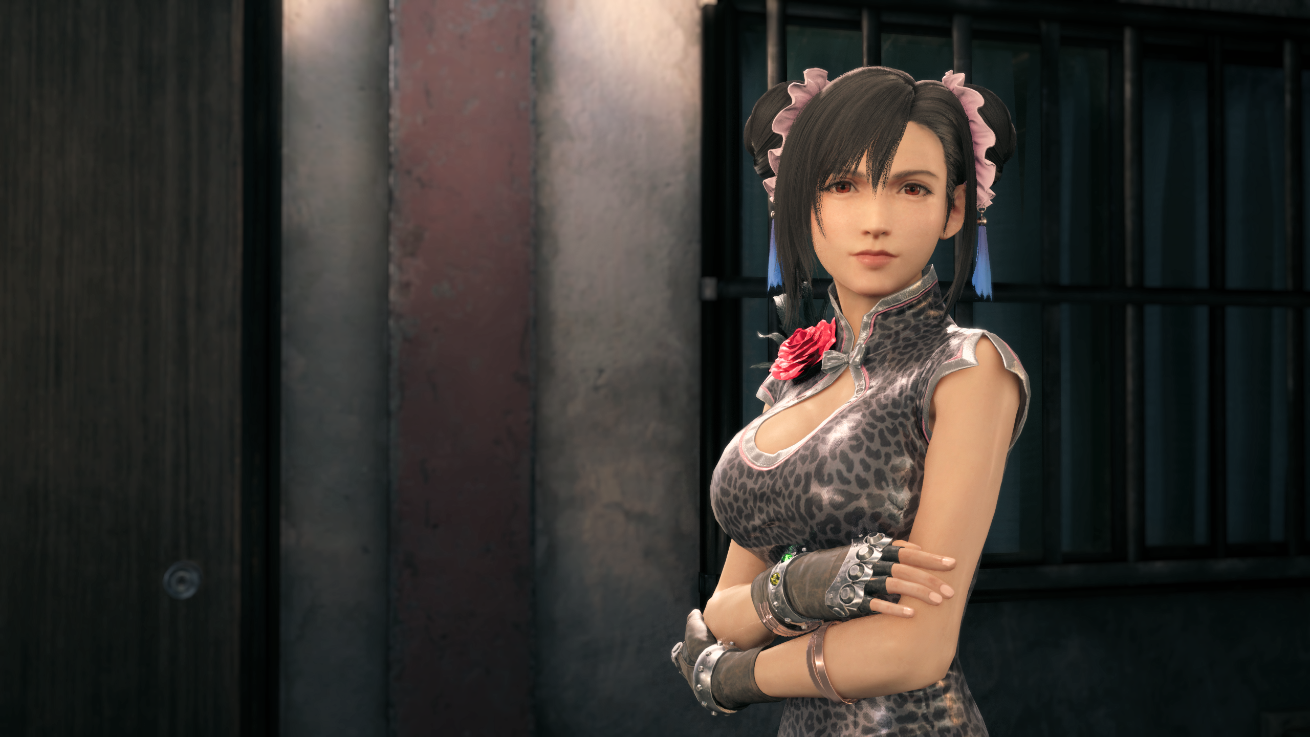 Tifa in her China Dress after the mod is installed