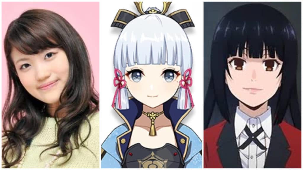 Saori Hayami, Kamisato Ayaka, Yumeko Jabami