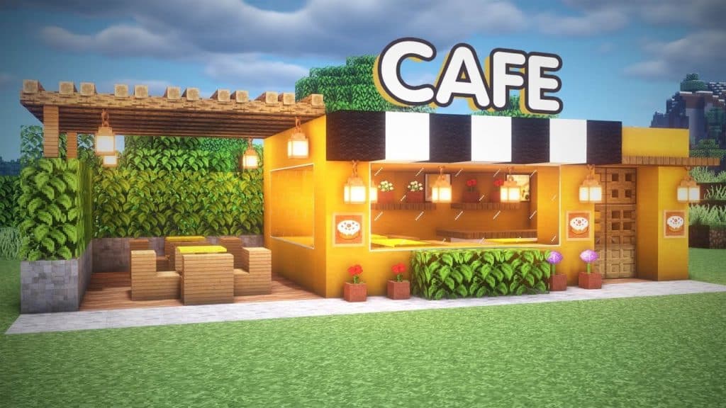 فكرة بناء المقهى الرائع