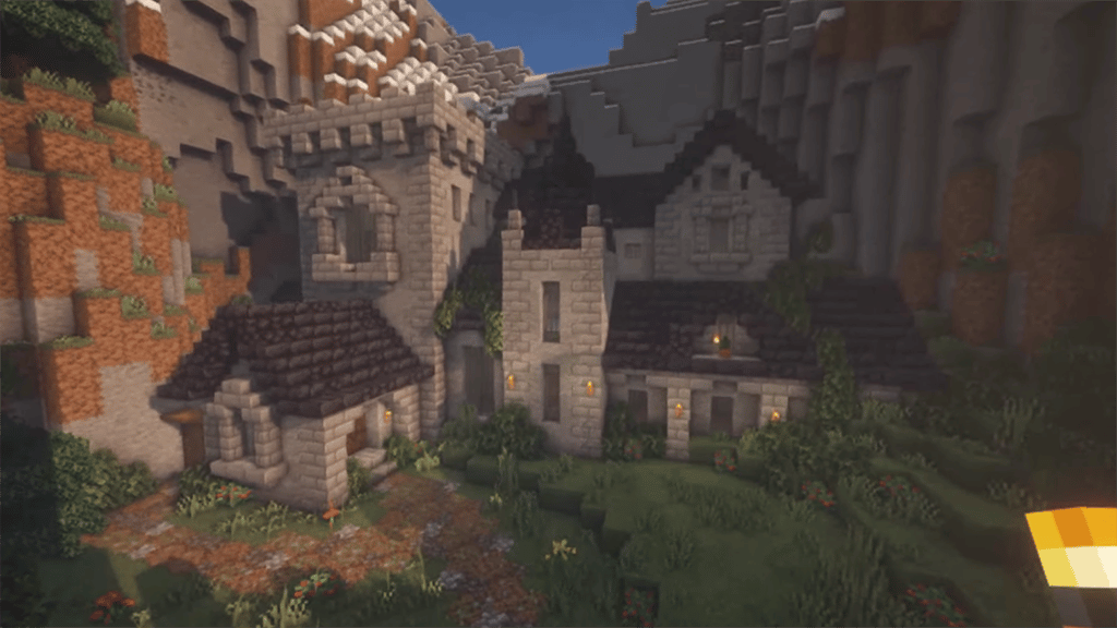 Dwarven Fantasy Fortress Castle för Minecraft 1.18