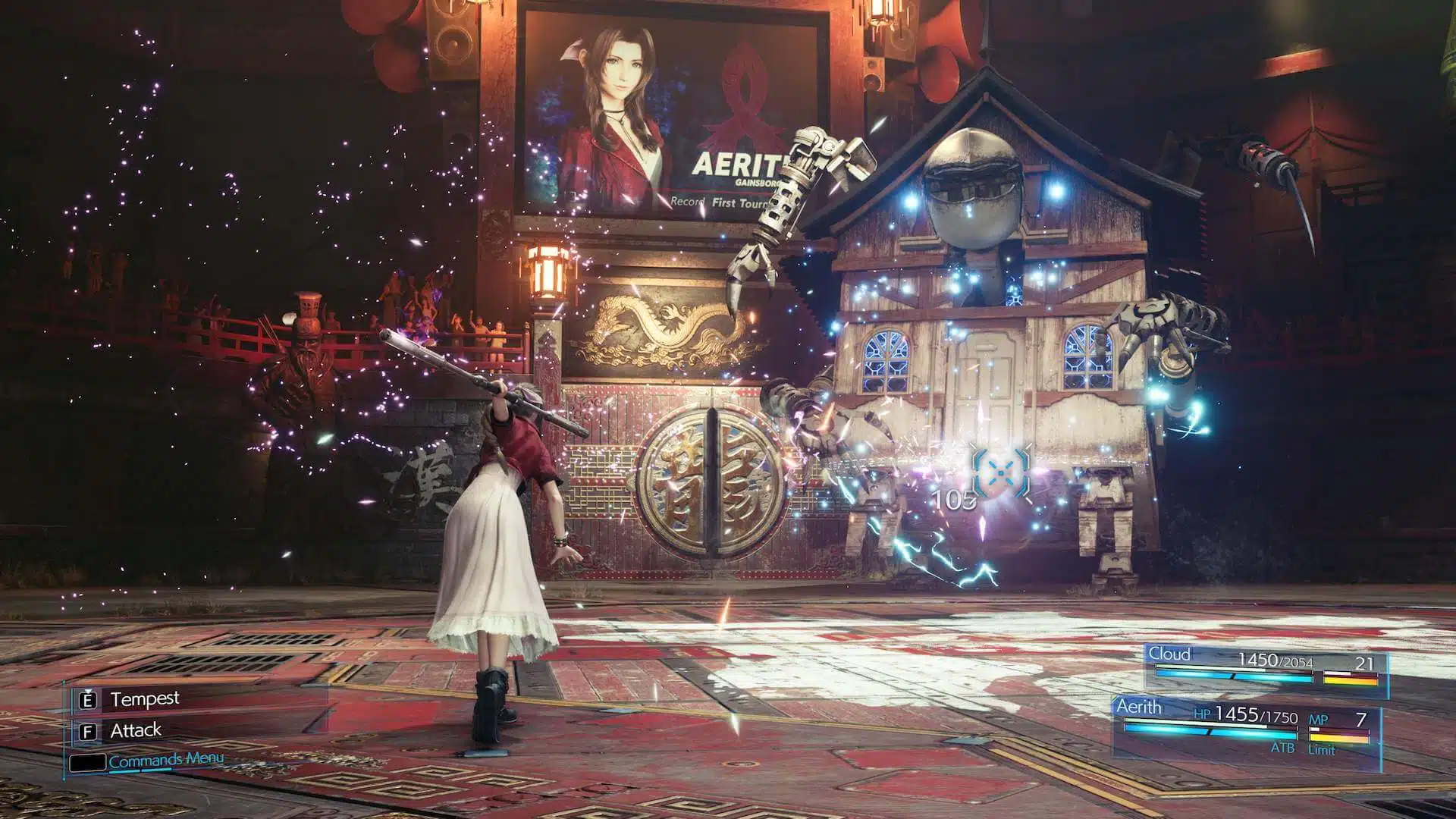 Final Fantasy 7 Remake Screenshot featuring Aerith