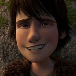 Hiccup smiling from How To Train Your Dragon matching PFP