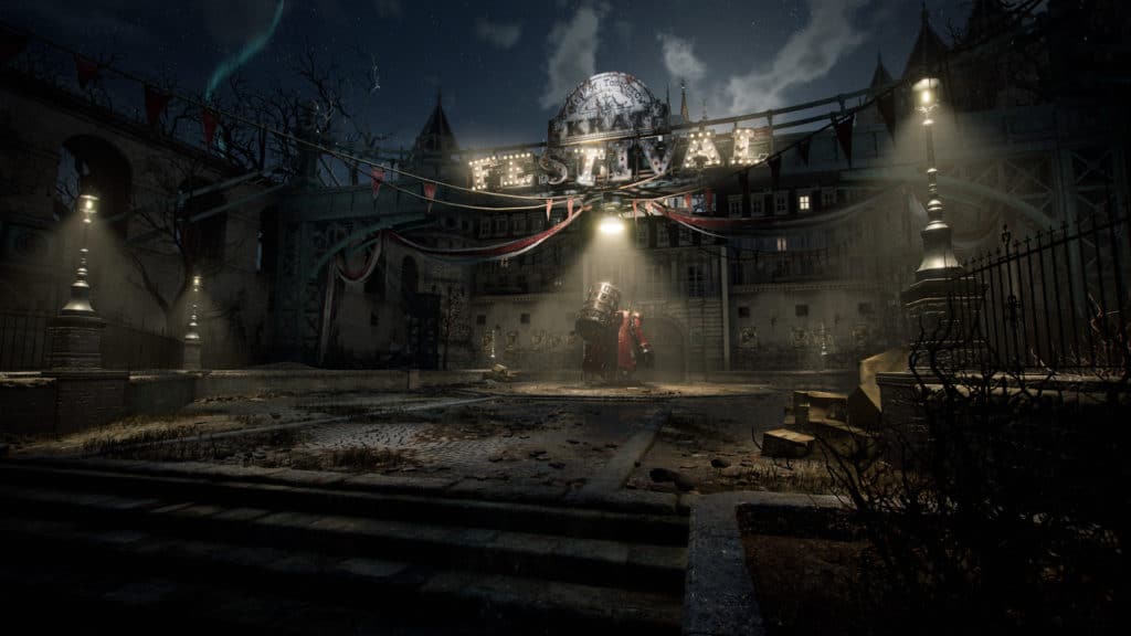 Screenshot of Lies of P showing the environment and a character.
