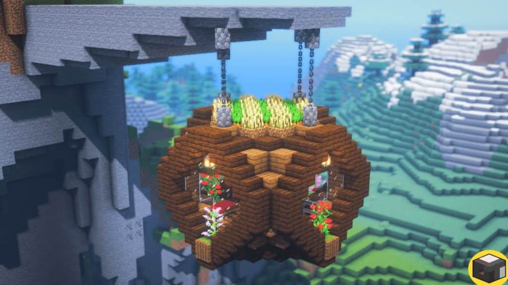Minecraft Hanging House