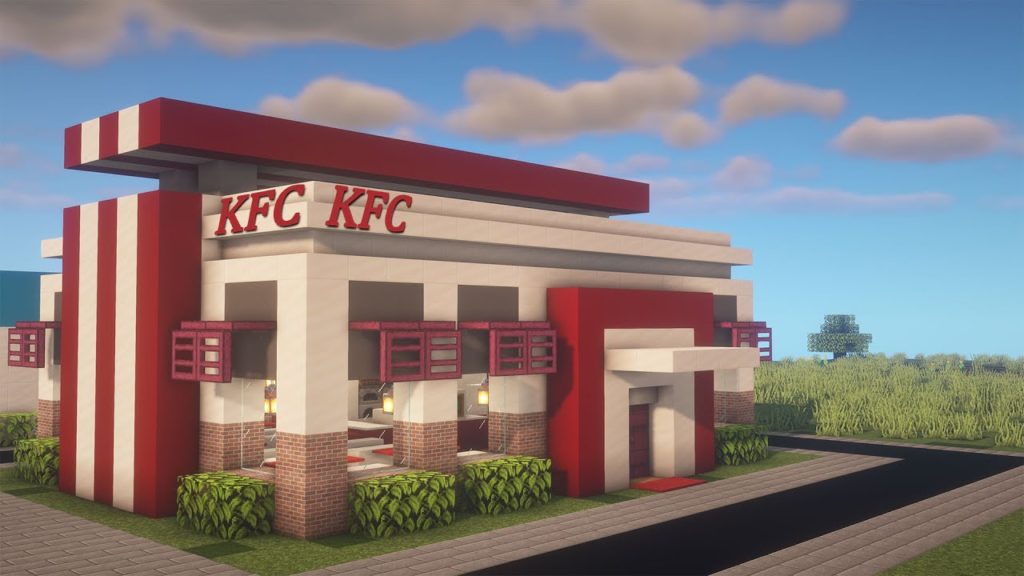 Edificio Minecraft KFC