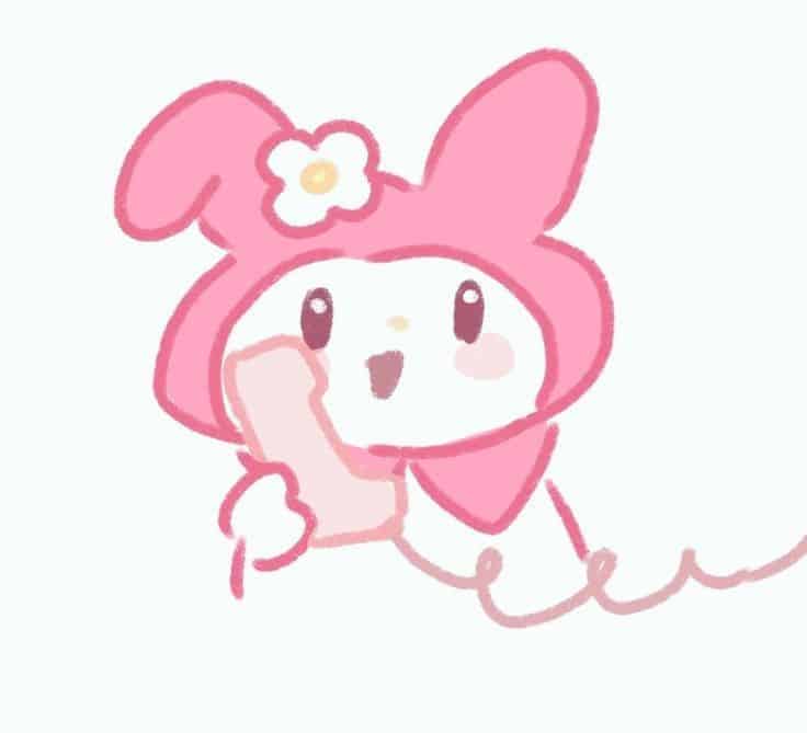 My Melody from Onegai My Melody  matching pfp
