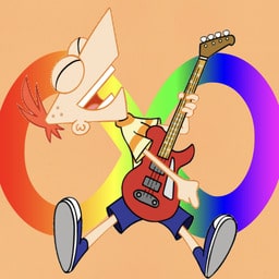 Phineas playing the guitar from Phineas and Ferb from Phineas and ferb matching PFP
