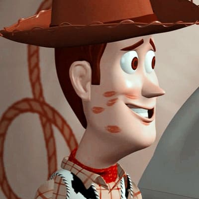 Woody looking embarrassed matching PFP