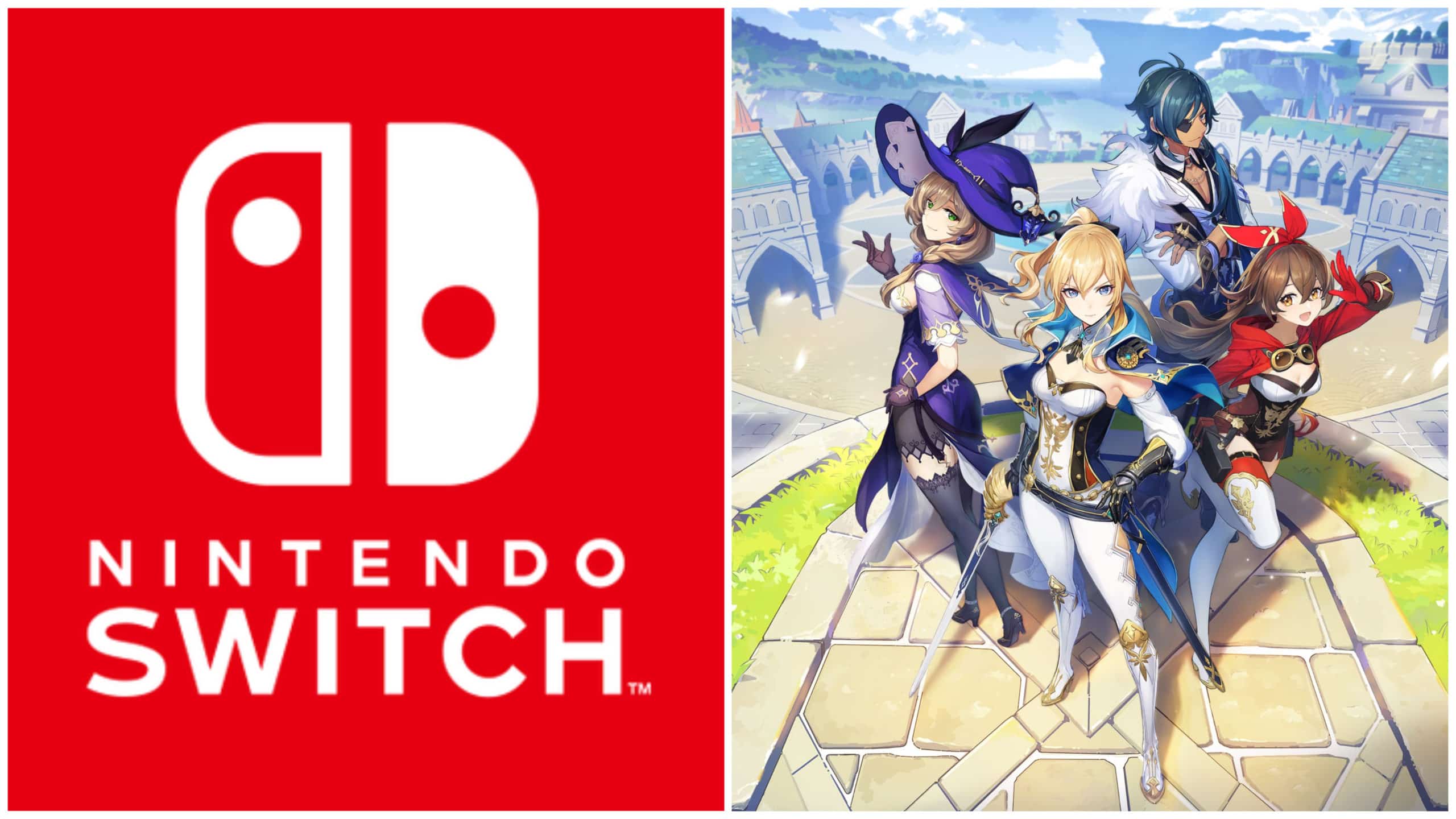 Nintendo Switch, Genshin påverkar officiell affisch