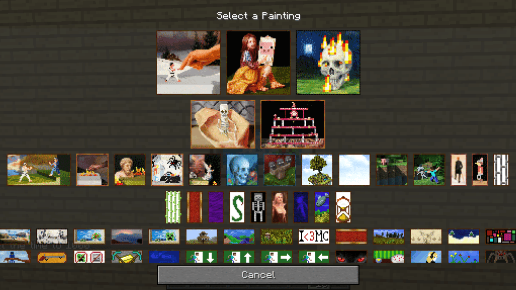 Paintings Custom GUI Minecraft Utility Mod 1.18