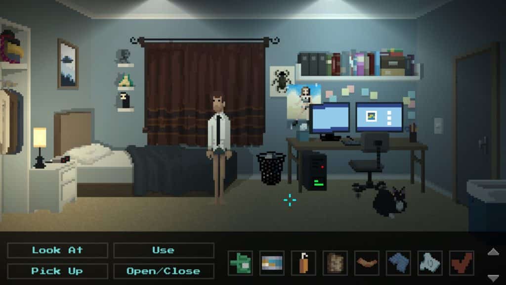 Everything required of the player is presented in the main screen, with interaction abilities