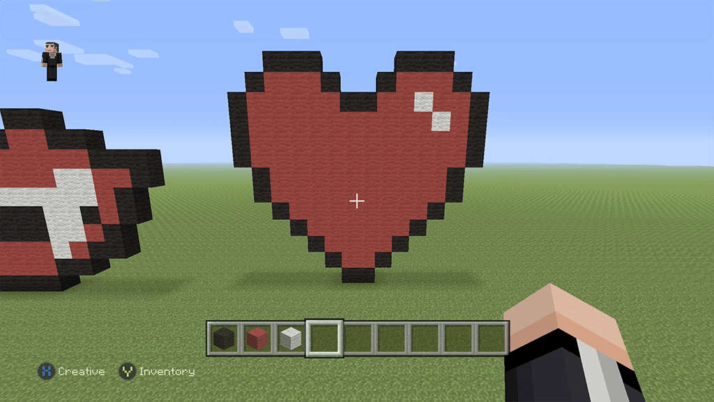 Cute Minecraft Pixel Art Heart Idea Simple Tutorial