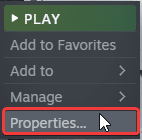 You can access various properties of any Steam game through your library