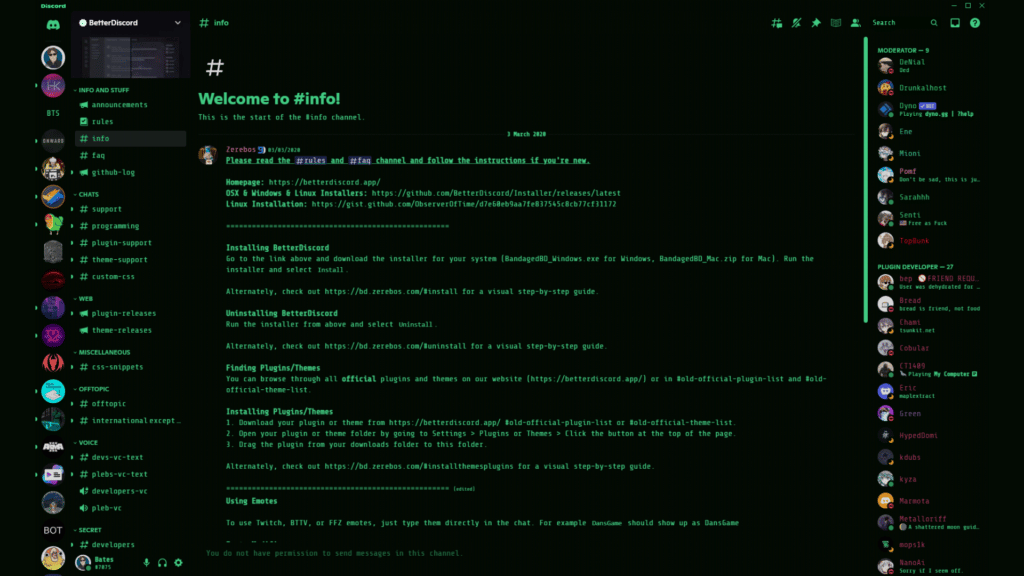 Fallout 4 Terminal Discord Theme