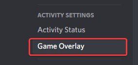 You can access various settings in Discord