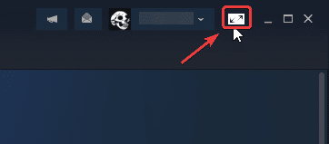 You can enter Big Picture Mode using this button in Steam