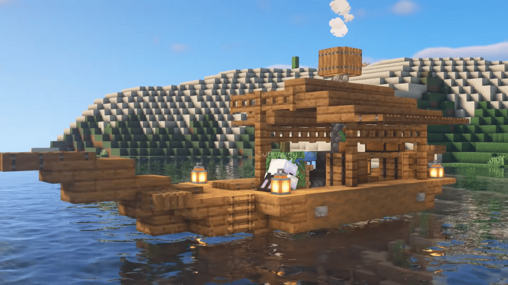 Boat House Minecraft Beach Ideas for 1.18 How to Build