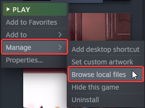 You can access the location of any Steam title through the library