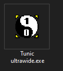 This is what the Tunic Ultrwaide executable looks like