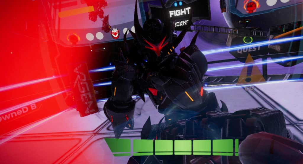 mech league fighting vr game