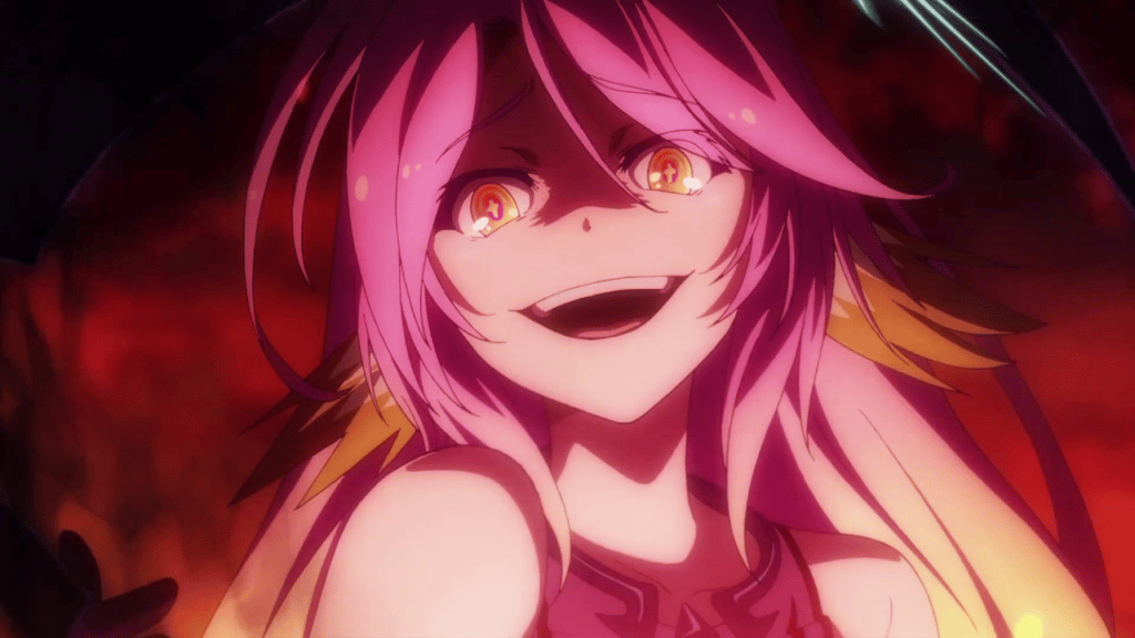 Jibril - No Game No Life pink hair anime