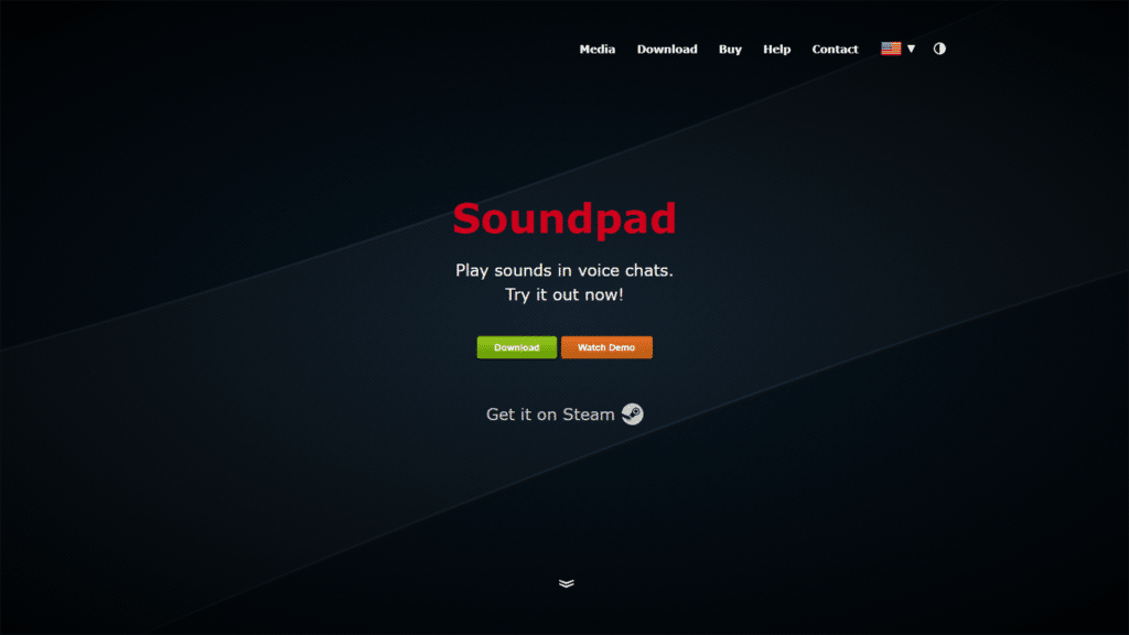 Soundpad website screenshot