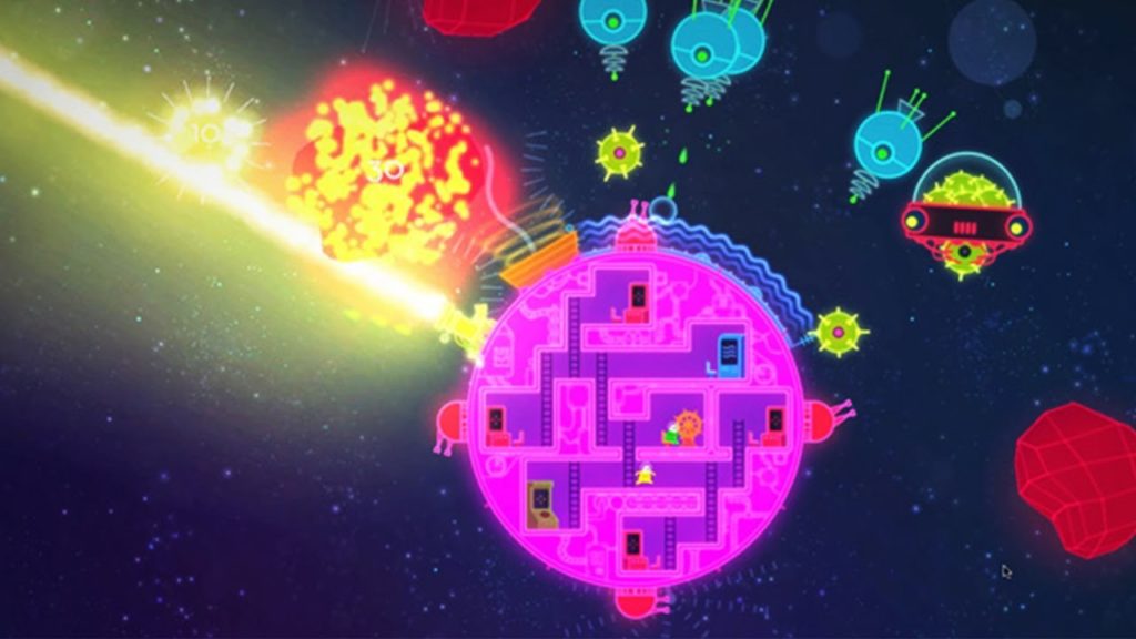 Lovers in a Dangerous Spacetime Gameplay Screenshot