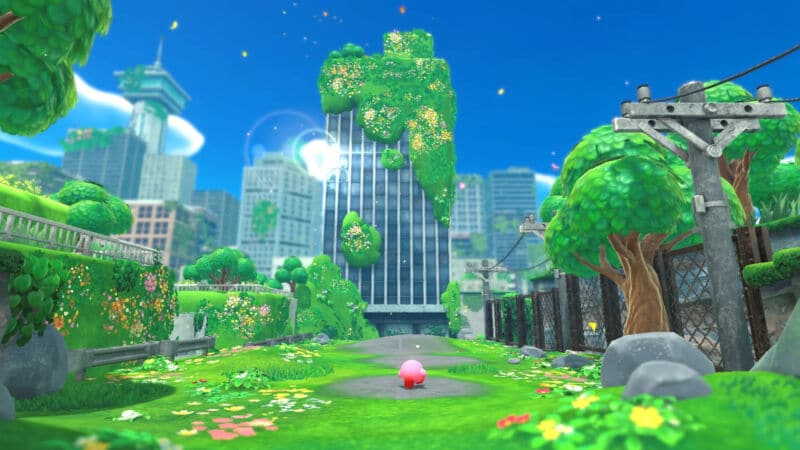 Kirby and the Forgotten Land Gameplay Screenshot
