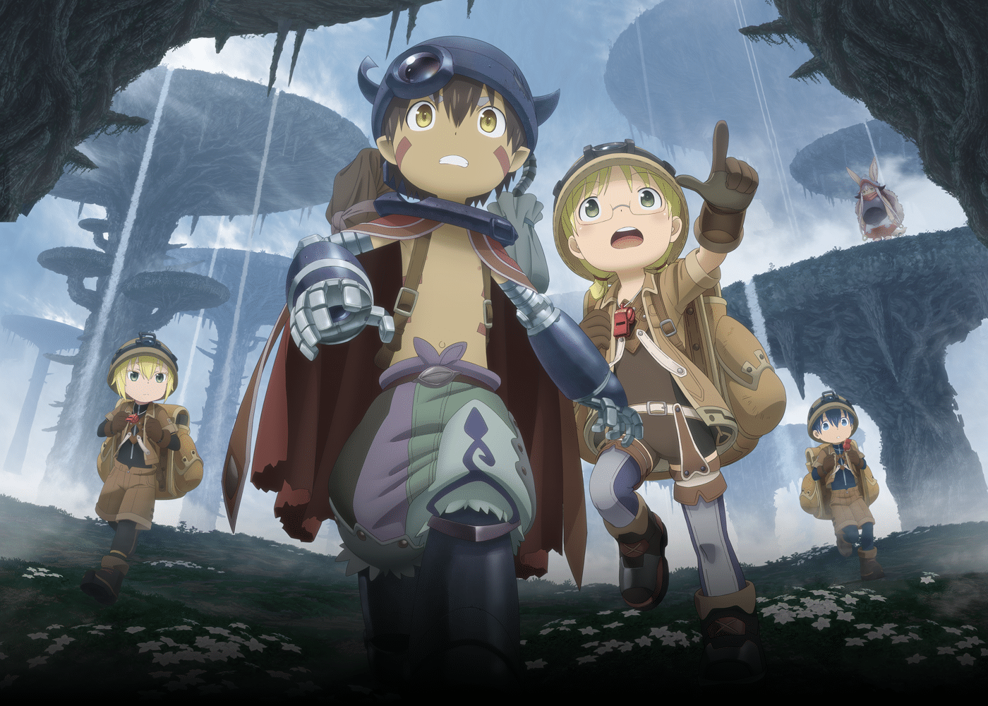 Made In Abyss Binary Star Falling Into Darkness Key Art