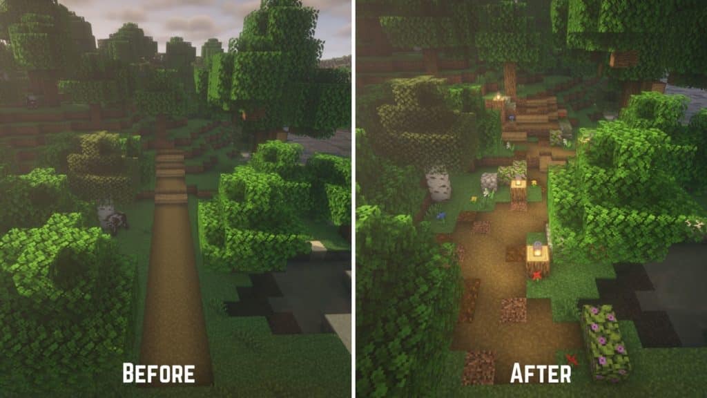 Minecraft Path Ideas - Building Path Tips