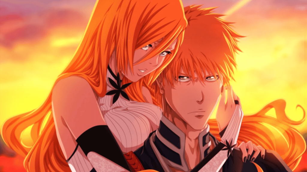 Ichigo Kurosaki and Orihime Inoue - Bleach