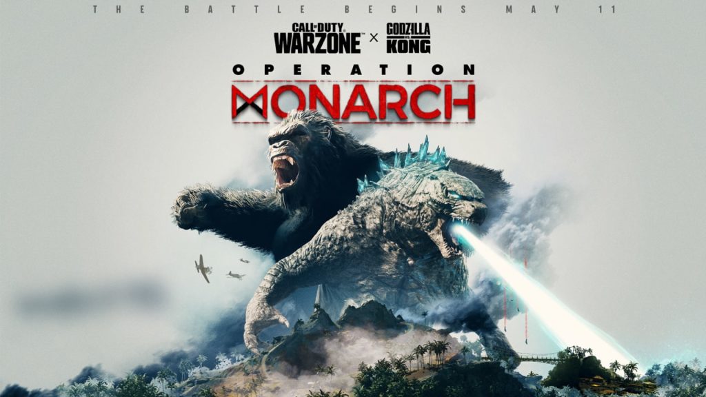 Call of Duty Warzone Operation Monarch featuring Godzilla and King Kong 