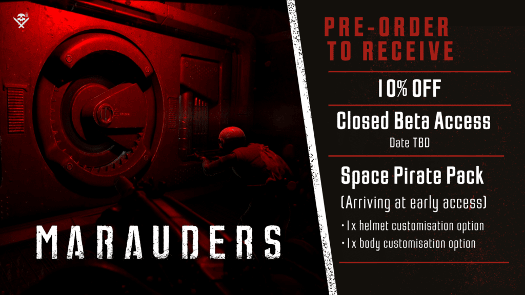 The Marauders Pre-Order Bonus content is shown in this image