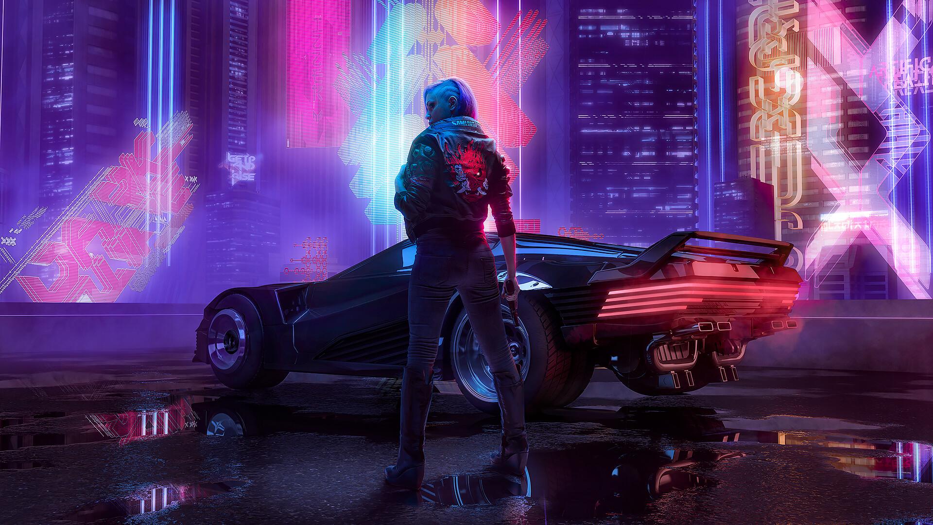 Cyberpunk 2077 fan art wallpapers or desktop backgrounds