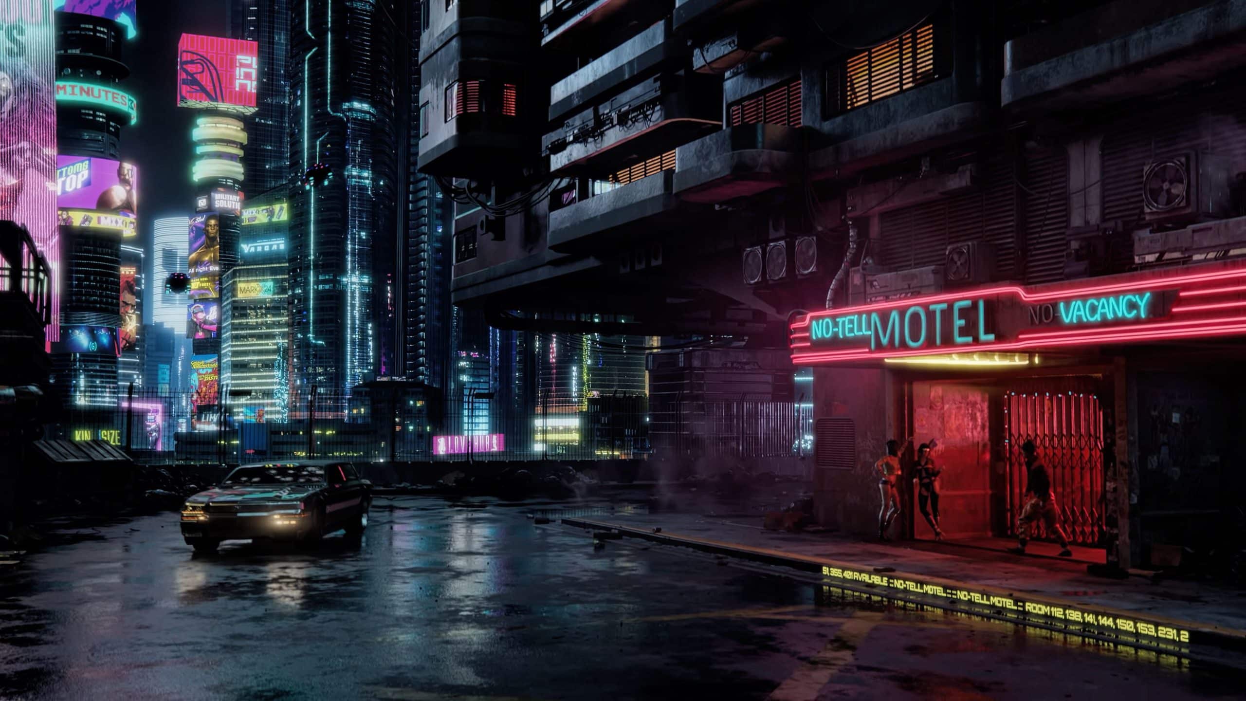 Retro Cyberpunk 2077 Neon Life hd wallpaper