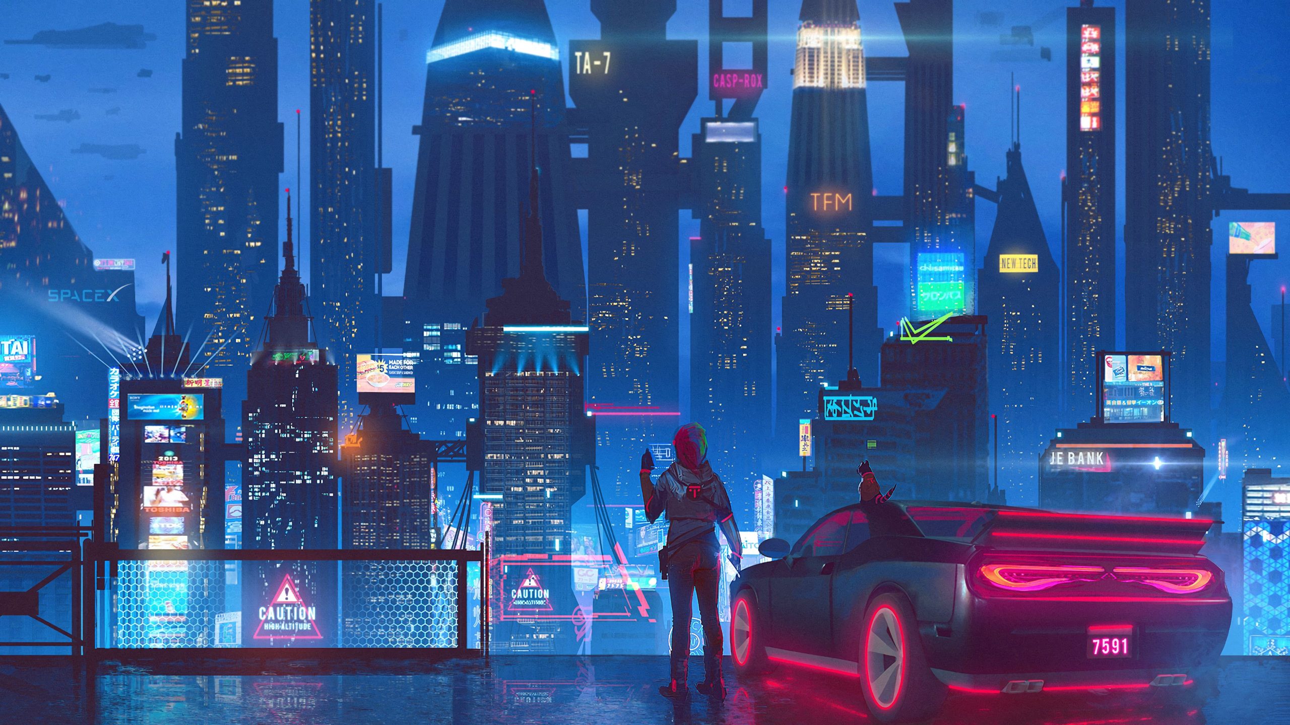 Cyberpunk Car Aesthetic Wallpapers - Best HD Game Wallpapers