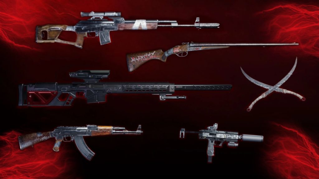 A-Tier Weapons of our of our Bloodhunt Tier list