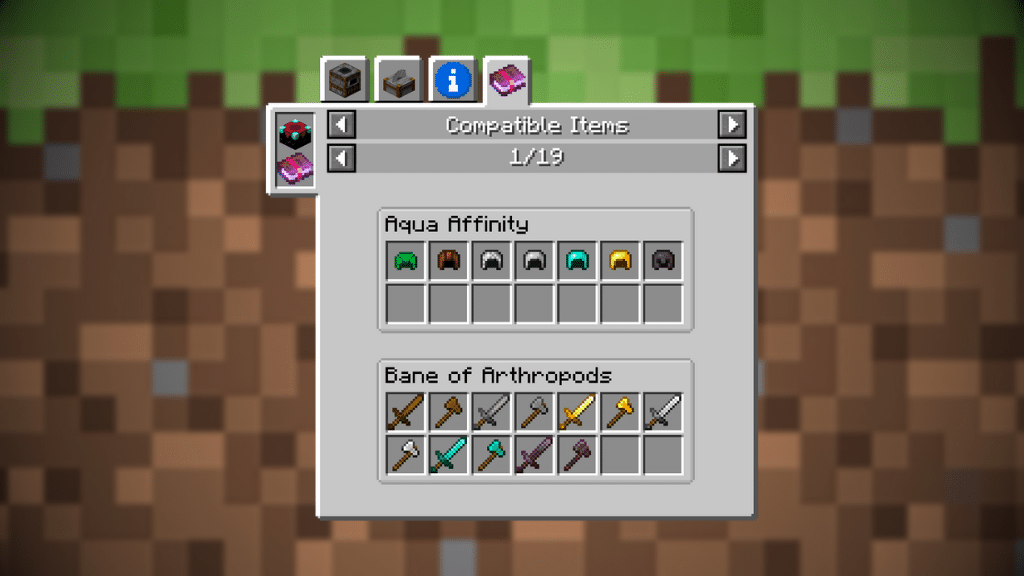 Enchantment Description Best Mod Minecraft 1.19 Utility Addon