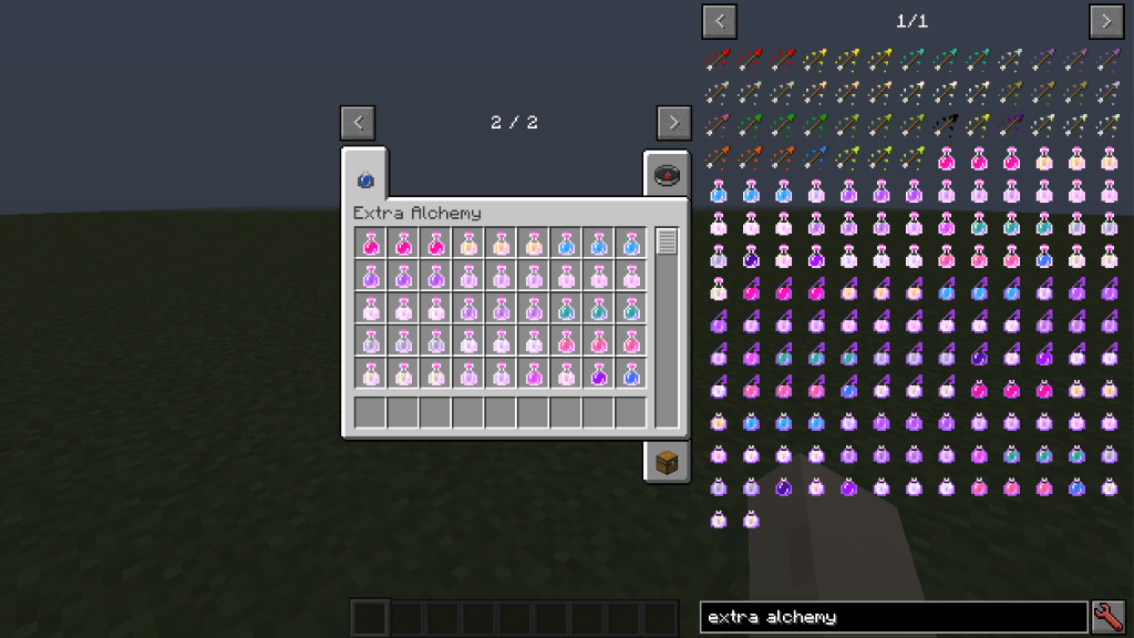 Extra Alchemy Vanilla Potions Items for Minecraft Wild Update 1.19