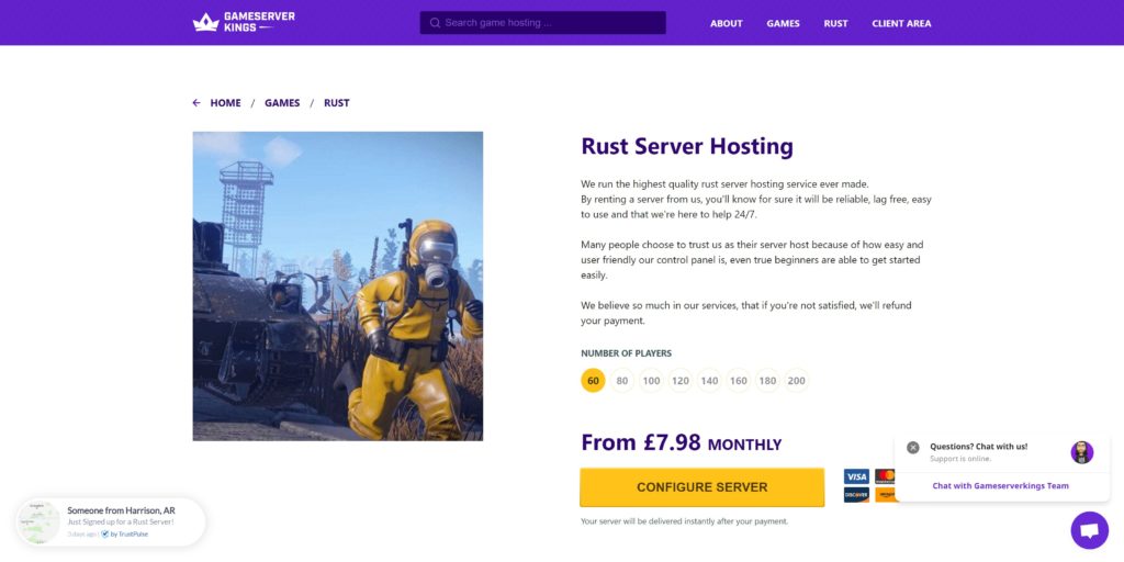 Gameserver Kings - RUST Hosting