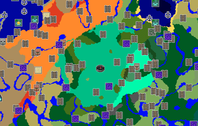 Chunkbase Map - Minecraft 1.19 Seed 28000016