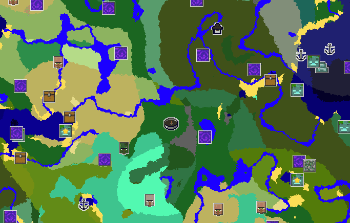 Карта Chunkbase — Minecraft 1.19 Сид 57000088