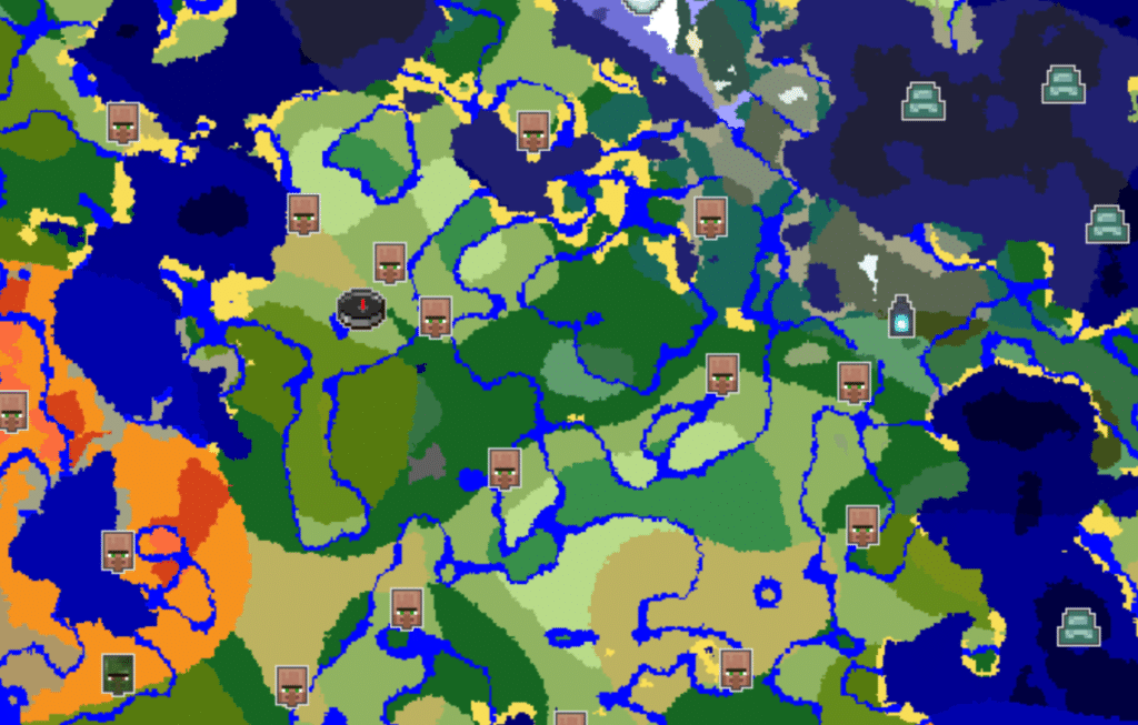 Chunkbase Map - Minecraft 1.19 Seed -1718501946501227358